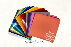 Oracal 651 Bundle (40 - 12"x12" sheets)
