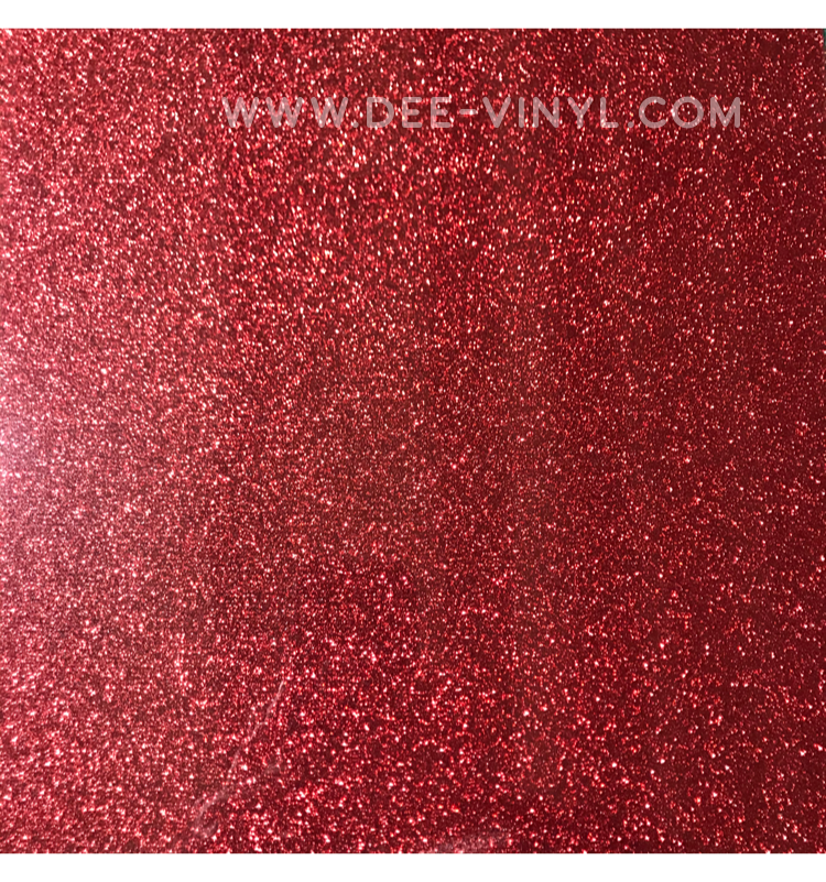 Free Sample in Stock Rose Red Htv Glitter Heat Transfer Vinyl - China Heat  Transfer Vinyl, Glitter Vinyl