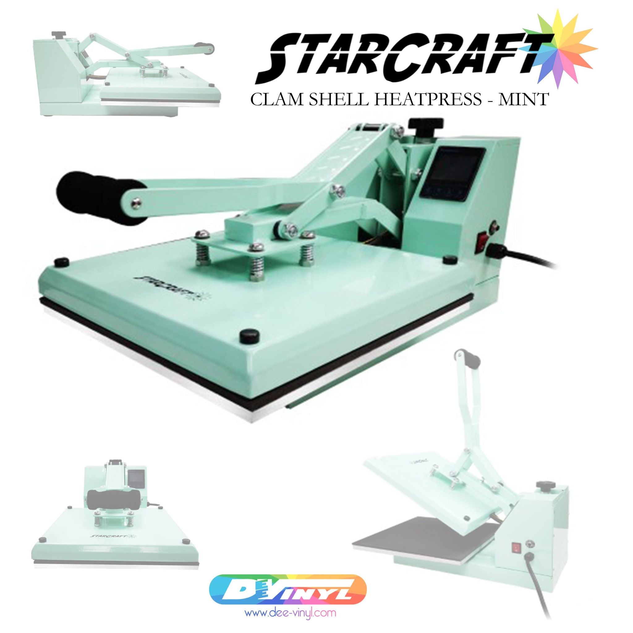 StarCraft 15 x 15 Clam Shell Heat Press - Mint – Dee Vinyl