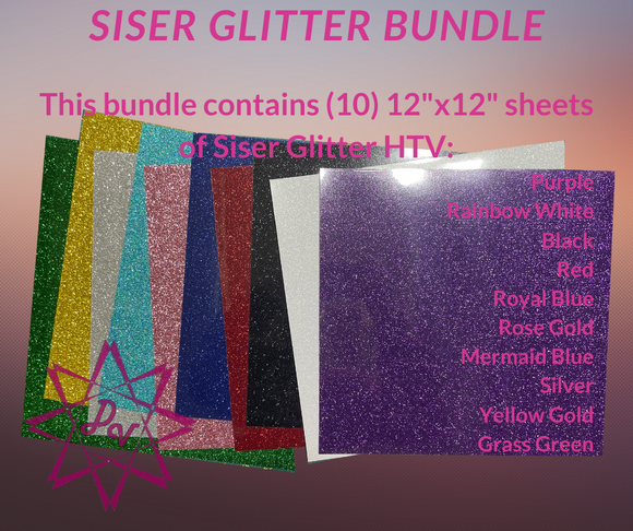 Siser Glitter HTV Bundle