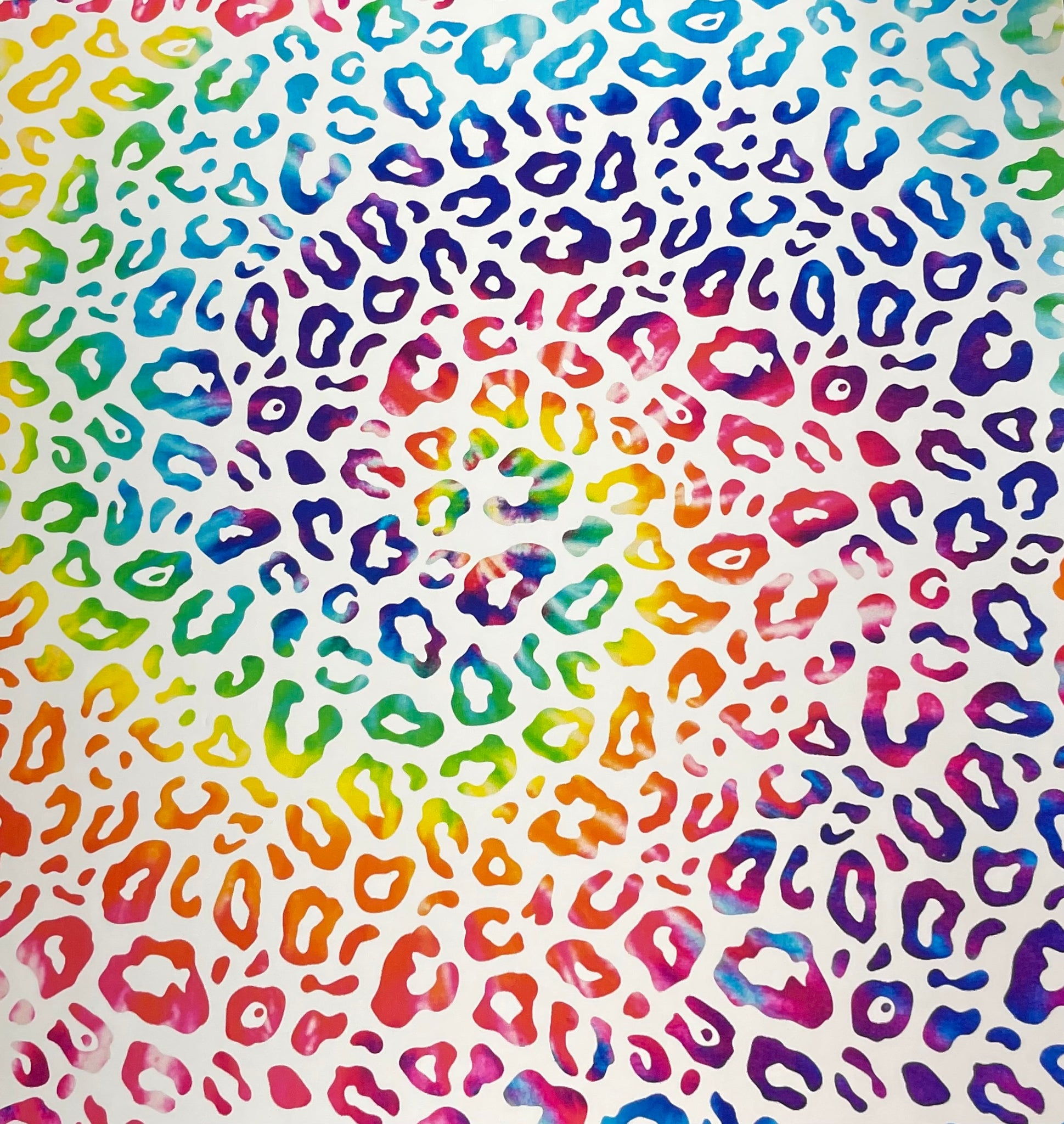 Printed Pattern - Wavy Rainbow - Heat Transfer Vinyl