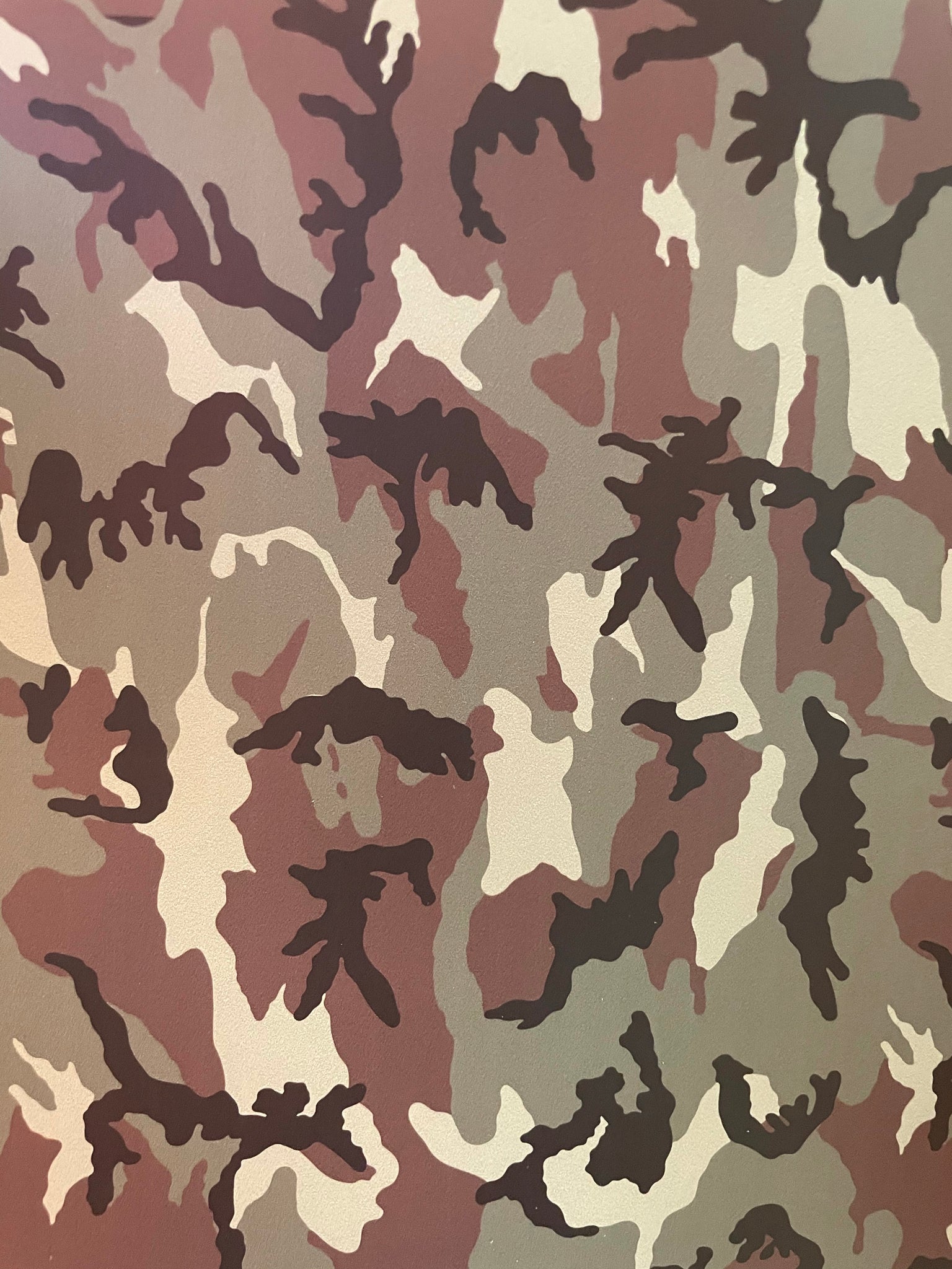 Foil, Camo Camouflage Brown Heat Transfer Vinyl 19 HTV