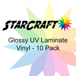StarCraft Glossy UV Laminate (10-Pack 8.5”x11” Sheets)
