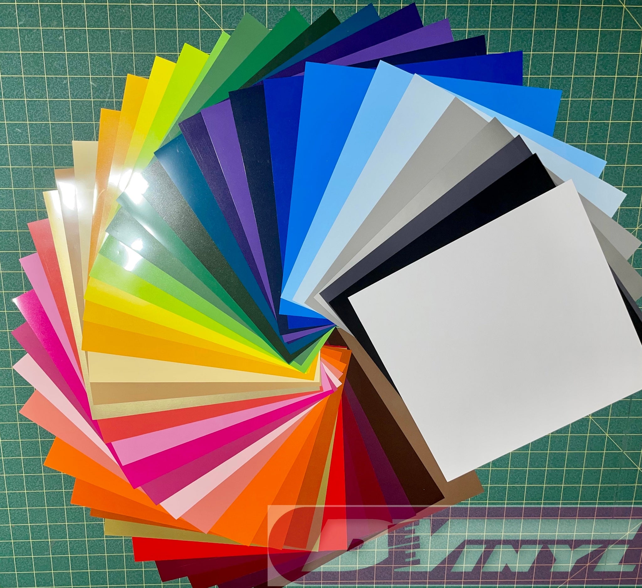 Siser EasyPSV Permanent Vinyl Bundle 12 x 12 - 12 Assorted Colors PA